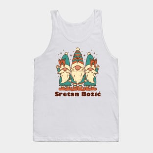 Merry Christmas in Croatian Tank Top